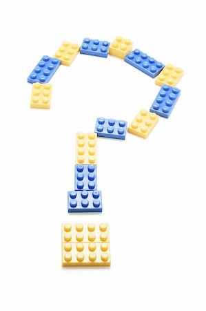 simsearch:400-06097126,k - Plastic Building Blocks Formed in Question Mark Sign Stock Photo - Budget Royalty-Free & Subscription, Code: 400-05288800