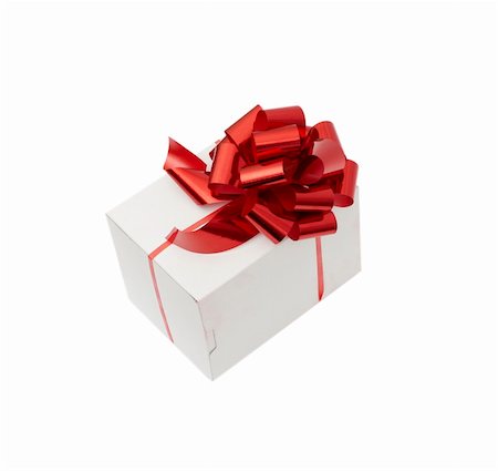 simsearch:400-08806797,k - white Gift box isolated on white background Photographie de stock - Aubaine LD & Abonnement, Code: 400-05288954