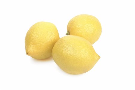 simsearch:400-04716078,k - Juicy ripe lemons isolated on white background Stock Photo - Budget Royalty-Free & Subscription, Code: 400-05280454