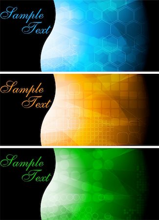 simsearch:400-05891430,k - Set of colourful technical banners - eps 10 Stock Photo - Budget Royalty-Free & Subscription, Code: 400-05282262