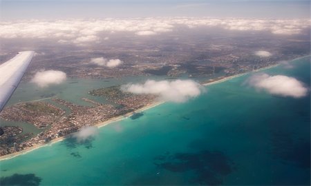 simsearch:400-04377093,k - Aerial View of Miami Beach Area, Florida Stock Photo - Budget Royalty-Free & Subscription, Code: 400-05283592