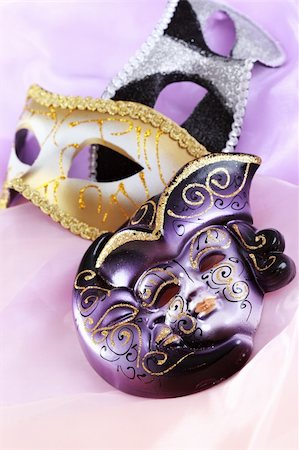 simsearch:400-04664354,k - Masks for carnival, New Year Eve or party Foto de stock - Super Valor sin royalties y Suscripción, Código: 400-05294234