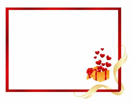 The vector frame contains the image of valentines background. Stock Photo - Budget Royalty-Free & Subscription, Code: 400-05297066