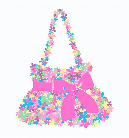 simsearch:400-05713806,k - a pink flower bag Foto de stock - Super Valor sin royalties y Suscripción, Código: 400-05297280