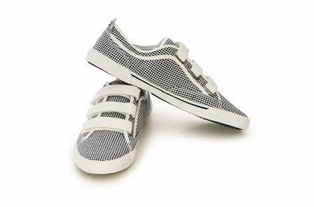 simsearch:400-07922607,k - Sporty shoes isolated on the white background Stock Photo - Budget Royalty-Free & Subscription, Code: 400-05297464