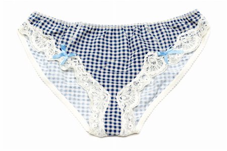 simsearch:400-03948818,k - Feminine underclothes, panties insulated on white background Stock Photo - Budget Royalty-Free & Subscription, Code: 400-05298098