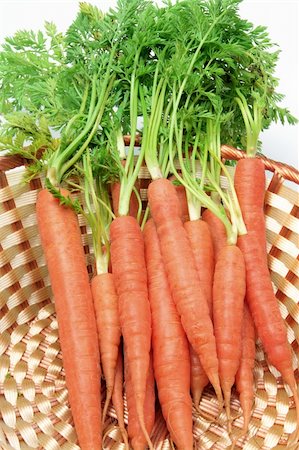 simsearch:400-05744489,k - Close Up of Carrots on Basket Stock Photo - Budget Royalty-Free & Subscription, Code: 400-05290565