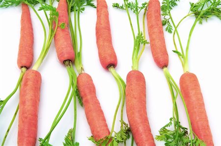 simsearch:400-05744489,k - Carrots on White Background Stock Photo - Budget Royalty-Free & Subscription, Code: 400-05290568