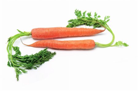 simsearch:400-05744489,k - Carrots on White Background Stock Photo - Budget Royalty-Free & Subscription, Code: 400-05290570