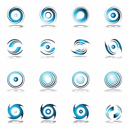 rotation - Rotation movement. Design elements set. Vector art in Adobe illustrator EPS format, compressed in a zip file. The different graphics are all on separate layers so they can easily be moved or edited individually. The document can be scaled to any size without loss of quality. Stock Photo - Budget Royalty-Free & Subscription, Code: 400-05292168