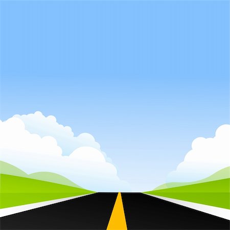 simsearch:400-05112302,k - illustration of road way Stock Photo - Budget Royalty-Free & Subscription, Code: 400-05293268