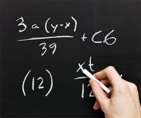 simsearch:625-01250891,k - Close up of Mathematics on a blackboard Stock Photo - Budget Royalty-Free & Subscription, Code: 400-05293292