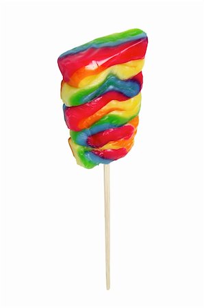 simsearch:400-06077969,k - Colourful lollipop isolated on the white background Stock Photo - Budget Royalty-Free & Subscription, Code: 400-05304759