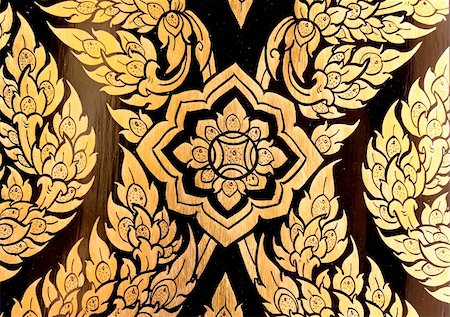 Texture art thai style on the wall,thailand Stock Photo - Budget Royalty-Free & Subscription, Code: 400-05309127