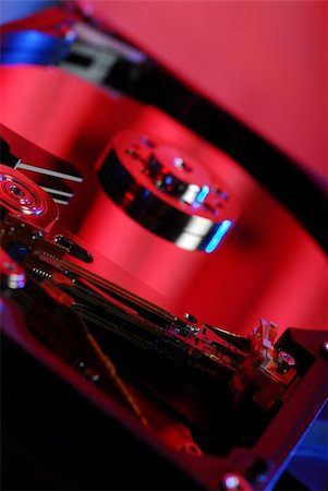 Open hard disk close-up Stock Photo - Budget Royalty-Free & Subscription, Code: 400-05309178