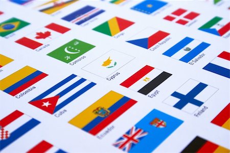 south african culture - Mix flags on white background. Stock Photo - Budget Royalty-Free & Subscription, Code: 400-05300647