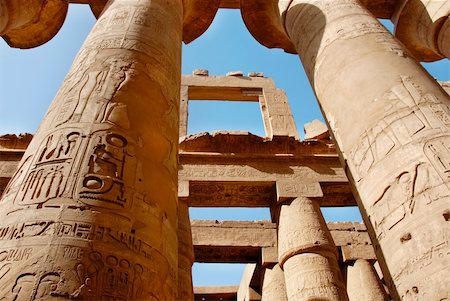 simsearch:400-04652920,k - architecture details of Karnak Temple in Egypt Photographie de stock - Aubaine LD & Abonnement, Code: 400-05301995