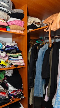 simsearch:400-04739257,k - clothes in the wardrobe Stock Photo - Budget Royalty-Free & Subscription, Code: 400-05314116
