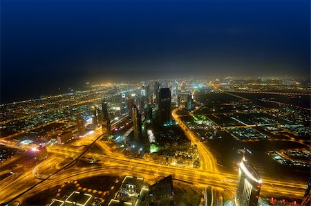 simsearch:649-07710289,k - Panorama of down town Dubai city - UAE Stock Photo - Budget Royalty-Free & Subscription, Code: 400-05316441