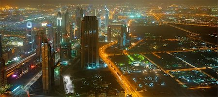 simsearch:400-04198862,k - Panorama of down town Dubai city - UAE Stock Photo - Budget Royalty-Free & Subscription, Code: 400-05316442