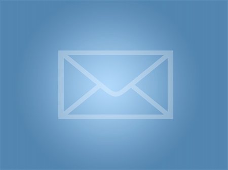 simsearch:400-04508643,k - An illustration of an envelope on a blue background Stock Photo - Budget Royalty-Free & Subscription, Code: 400-05316676