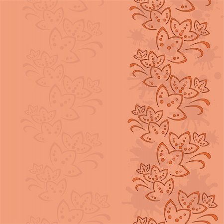simsearch:400-05287348,k - Abstract vector background with a symbolical flower pattern Stock Photo - Budget Royalty-Free & Subscription, Code: 400-05317695