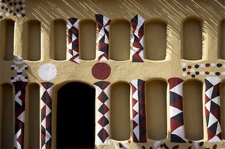 djenne - Urban detail of the traditional architecture in Mali - Entrance in a mud mosque Stock Photo - Budget Royalty-Free & Subscription, Code: 400-05310947