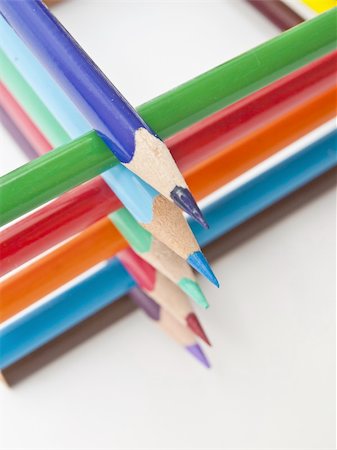 simsearch:400-04046903,k - Colored pencils Stock Photo - Budget Royalty-Free & Subscription, Code: 400-05312185