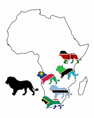 simsearch:400-05340831,k - Africa lions Stock Photo - Budget Royalty-Free & Subscription, Code: 400-05324961