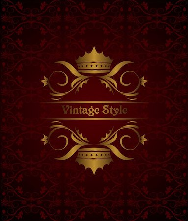 queen cards images - Illustration vintage background with crown - vector Stock Photo - Budget Royalty-Free & Subscription, Code: 400-05325365