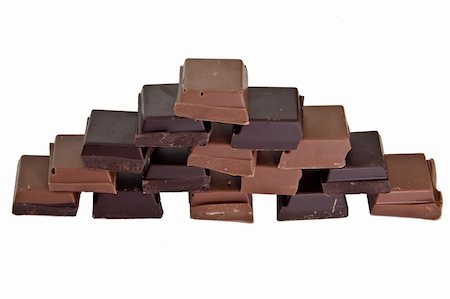 simsearch:400-05136453,k - Picture of a chocolate pyramide from above Stock Photo - Budget Royalty-Free & Subscription, Code: 400-05327277