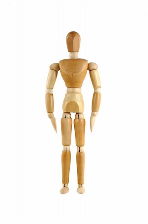 A standing wooden manikin Stock Photo - Budget Royalty-Free & Subscription, Code: 400-05328880