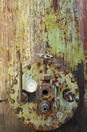 Rusty old machine, closeup image of industry background. Stock Photo - Budget Royalty-Free & Subscription, Code: 400-05329375