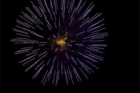 simsearch:400-04219011,k - A burst of purple fireworks against a night sky. Stock Photo - Budget Royalty-Free & Subscription, Code: 400-05329694