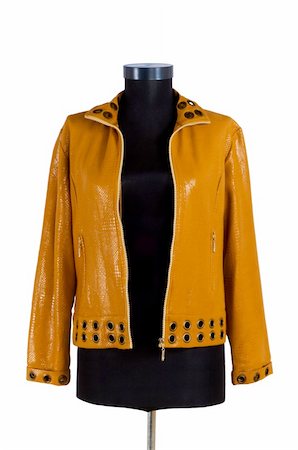 simsearch:400-04739257,k - Stylish jacket isolated on the white background Stock Photo - Budget Royalty-Free & Subscription, Code: 400-05320235