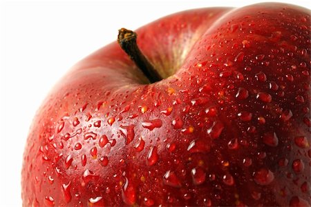 simsearch:400-05674030,k - Red apple. Macro Stock Photo - Budget Royalty-Free & Subscription, Code: 400-05321291