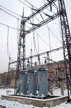 simsearch:400-03993174,k - High voltage equipment at power plant Stock Photo - Budget Royalty-Free & Subscription, Code: 400-05323190