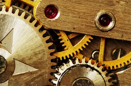 simsearch:400-05114975,k - Closeup of old metal clock mechanism Stock Photo - Budget Royalty-Free & Subscription, Code: 400-05323547