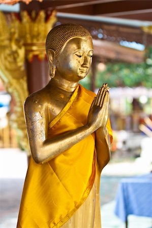 gold Buddha statue, thailand Stock Photo - Budget Royalty-Free & Subscription, Code: 400-05335349