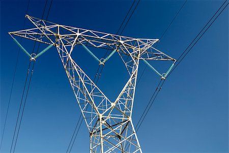 High voltage line, pylon. Stock Photo - Budget Royalty-Free & Subscription, Code: 400-05337557