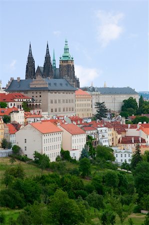 simsearch:400-06138816,k - Saint Vitus cathedral - Prague Castle, Czech Republic Photographie de stock - Aubaine LD & Abonnement, Code: 400-05338125