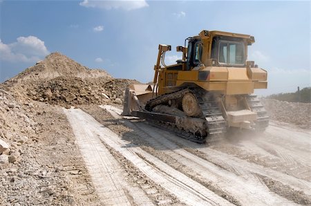 loading machine produces crushed stone for a career Stock Photo - Budget Royalty-Free & Subscription, Code: 400-05338806