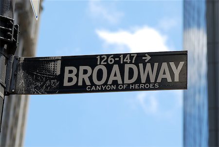 The sign of Broadway Stock Photo - Budget Royalty-Free & Subscription, Code: 400-05339821