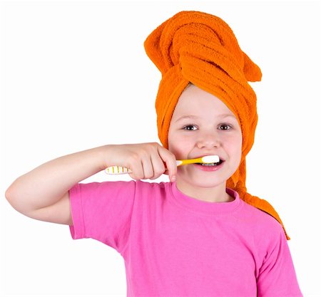 simsearch:400-04151137,k - The girl brushes teeth Photographie de stock - Aubaine LD & Abonnement, Code: 400-05333977