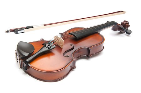 photographs of viola instrument - violin isolated on white Stock Photo - Budget Royalty-Free & Subscription, Code: 400-05344245