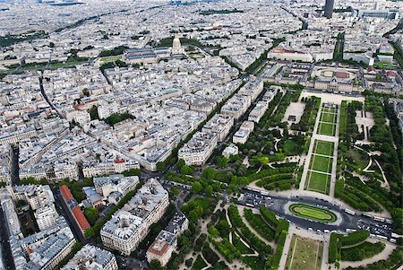 simsearch:400-06924255,k - Aerial view from top of Eifell tower Stock Photo - Budget Royalty-Free & Subscription, Code: 400-05346893