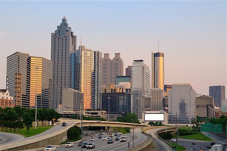 Downtown Skyline of Atlanta, Georgia, USA. Stock Photo - Budget Royalty-Free & Subscription, Code: 400-05340688