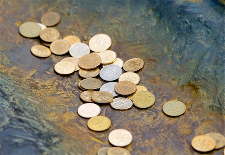 Coins in fountain Stock Photo - Budget Royalty-Free & Subscription, Code: 400-05354514