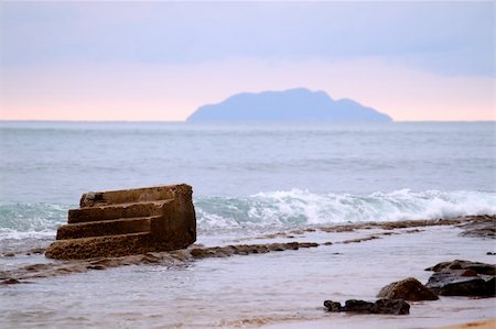 Landscape of Steps Beach near Rincon in Puerto Rico. Stock Photo - Budget Royalty-Free & Subscription, Code: 400-05358263