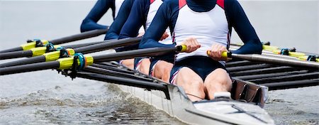 rowing closeup - Rowing team (Quadruple Four) at the start of a regatta Stock Photo - Budget Royalty-Free & Subscription, Code: 400-05358364